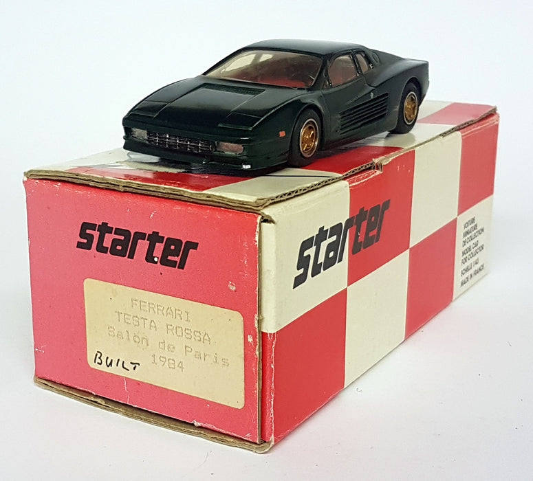 Starter 1/43 Scale Resin - FD2 Ferrari Testarossa Salon de Paris 1984 Dark Green