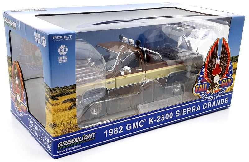 Greenlight 1/18 Scale 13560 - 1982 GMC K-250 Sierra Grande Lee Majors Fall Guy