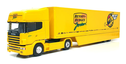 Eligor 1/43 Scale 11325 - Scania Jordan F1 Team Transporter Truck - Yellow