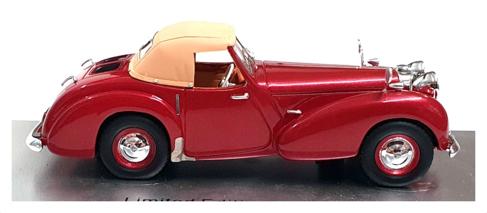 Kess 1/43 Scale Resin KE43057001 - 1949 Triumph Roadster Closed - Metallic Red