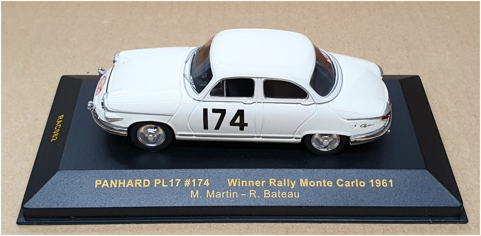 Ixo 1/43 Scale RAC082 - Panhard PL17 #174 Winner Rally Monte Carlo 1961