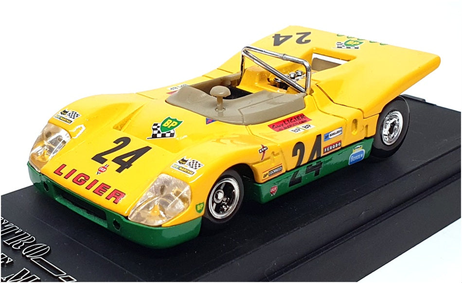 Solido 1/43 Scale Diecast 2418 - Ligier JS 3 Race Car #24 1971 - Yellow