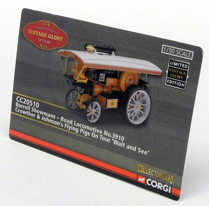 Corgi 1/50 Scale Model Steam Engine CC20510 Burrell Showmans Crowther & Johnson