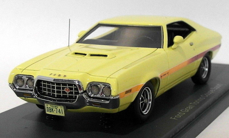 NEO 1/43 Scale Resin Model NEO44741 - Ford Gran Torino Coupe Sport - Yellow