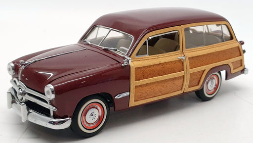 Franklin Mint 1/24 Scale Model Car FM670 - 1949 Ford Woody Wagon - Burgundy