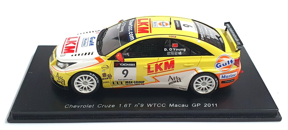 Spark 1/43 Scale S2450 - Chevrolet Cruze 1.6T #9 WTCC Macau 2011