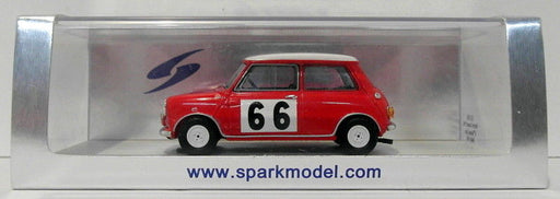 Spark Models 1/43 Scale Resin S1188 - Morris Mini Cooper #66 Monte Carlo 1963