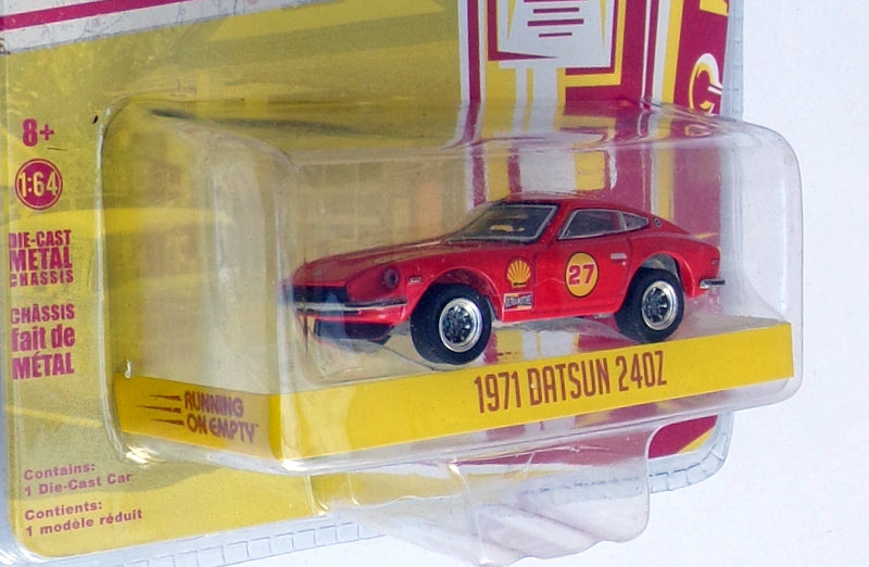 Greenlight 1/64 Scale 41040E - 1971 Datsun 240Z - Shell Red