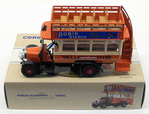 Corgi 1/50 Scale Diecast 96993 - Thornycroft Bus - Yelloways