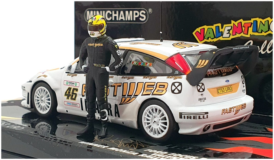 Minichamps 1/43 Scale 436 068446 Ford Focus RS WRC 1st #46 Monza Show 2006 Rossi