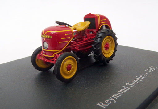 Hachette 1/43 Scale Model Tractor HT038 - 1953 Reymond Simplex - Red