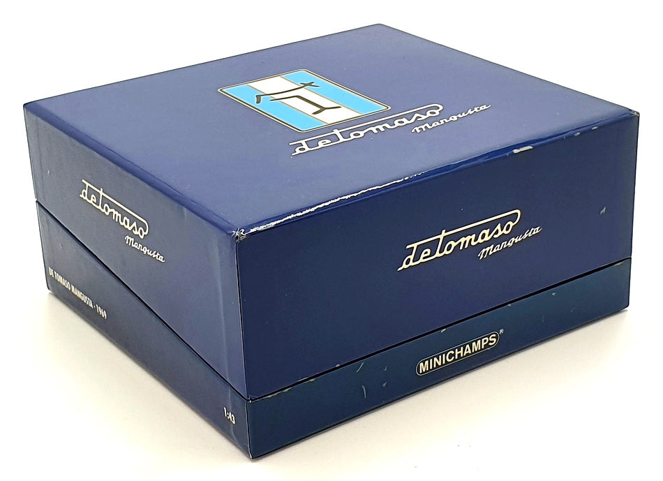 Minichamps 1/43 Scale 436 127122 - 1969 De Tomaso Mangusta - Metallic Blue