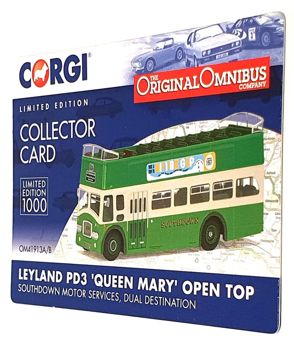 Corgi 1/76 Scale OM41913B Leyland PD3 Queen Mary Open Top Southdown ...