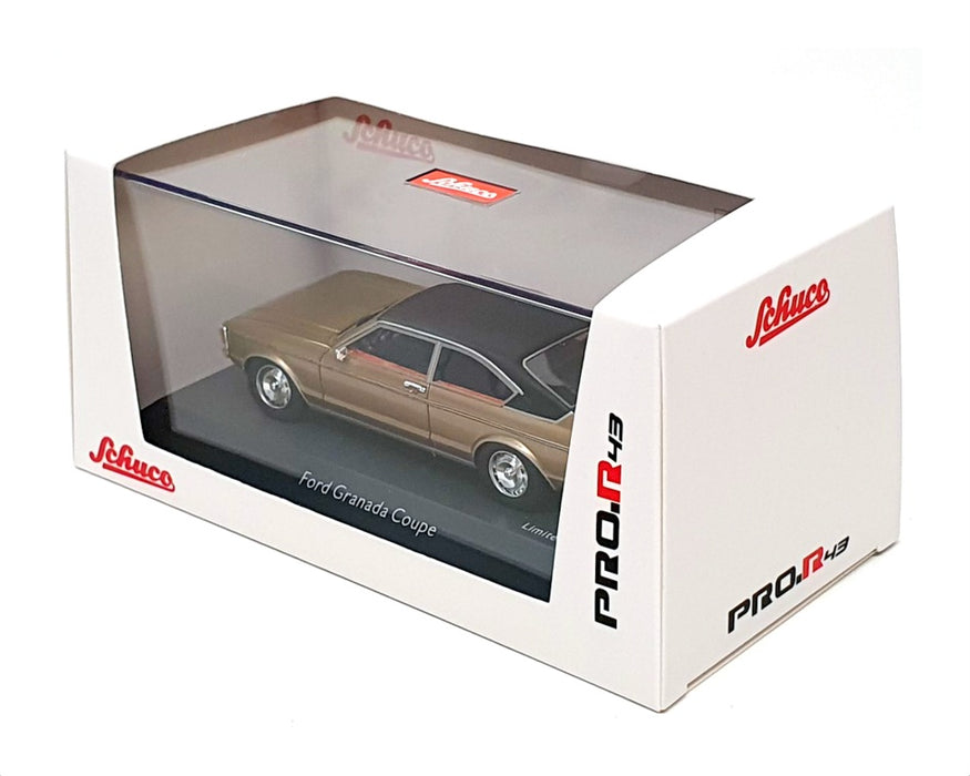 Schuco 1/43 Scale Resin 450914300 - Ford Granada Coupe - Gold/Black