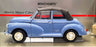 Minichamps 1/18 scale Model Car 150 137030 - Morris Minor Cabrio - Blue