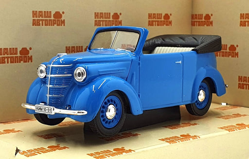 HAW ABTONPOM 1/43 Scale Russian Diecast H152 - KIM 10-50 Cabrio - Blue