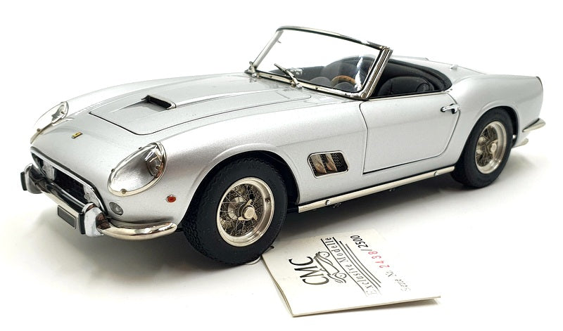 CMC 1/18 scale diecast - M-093 Ferrari 250 California SWB 1960 Metallic Silver