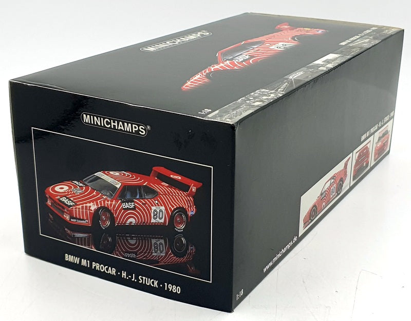 Minichamps 1/18 Scale 180 802980 - BMW M1 Procar GS Tuning 1980 H.J.Stuck