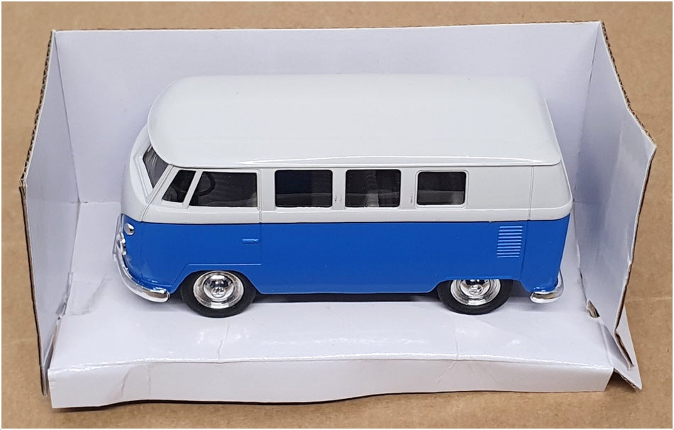 Welly 10.5cm Long Diecast 49764 - Volkswagen T1 Bus - Blue/Lt Grey — R ...