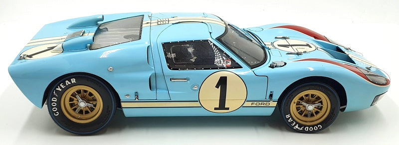 Exoto 1/10 Scale Diecast 10011 - Ford GT40 MKII 1966 #1 K.Miles - Blue/Red