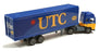 Corgi 1/64 Scale 98102 - Volvo Container Trailer Truck UTC - Blue