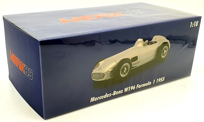 Werk83 1/18 Scale Diecast W1801801 - Mercedes-Benz W196 F1 1955 - Silver