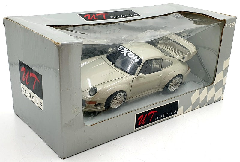 UT 1/18 Scale Diecast UTREW04 - Porsche 911 GT2 - Light Beige 