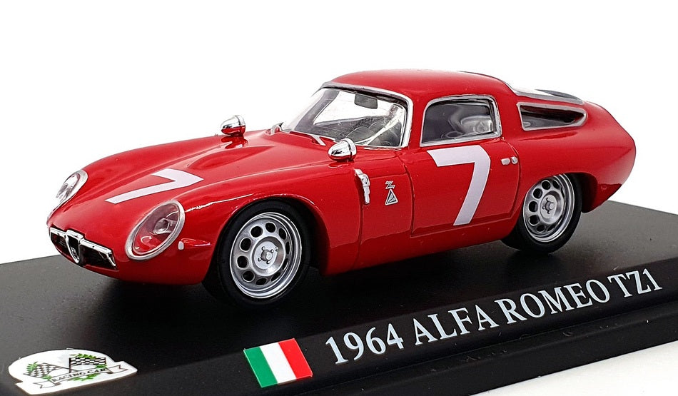 Del Prado 1/43 Scale Diecast DP20721 - 1964 Alfa Romeo TZ1 - #7