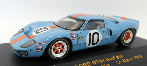 Ixo 1/43 Scale diecast - LMC026 Ford GT40 Gulf Le Mans 1968 #10 Hawkins Hobbs