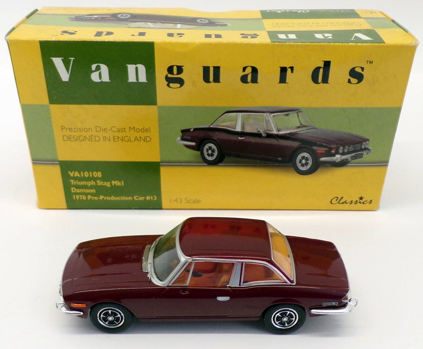 Vanguards 1/43 Scale VA10108 - Triumph Stag Mk1 1970 Pre-Production Car  #13