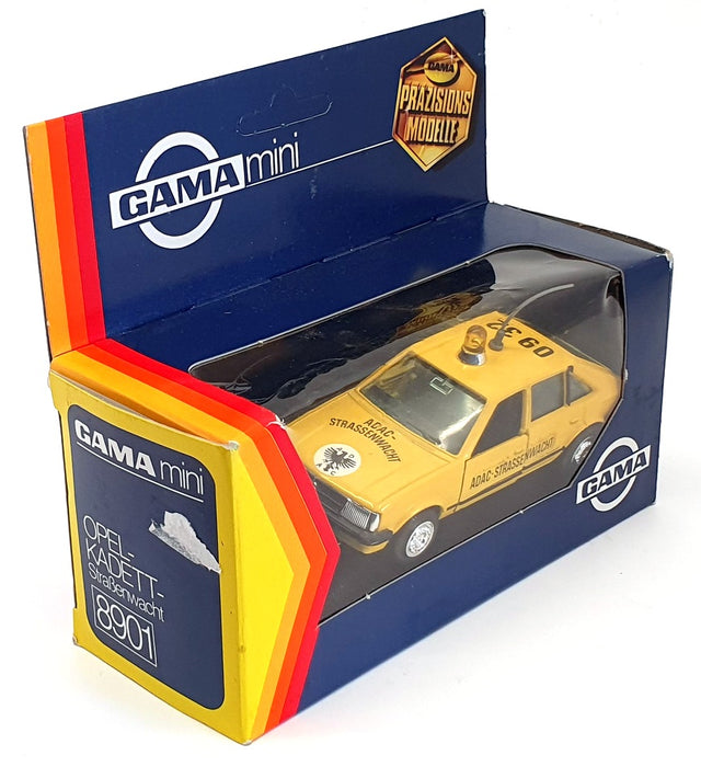 Gama Mini 1/43 Scale 8901 - Opel Kadett Adac Strassenwacht - Yellow