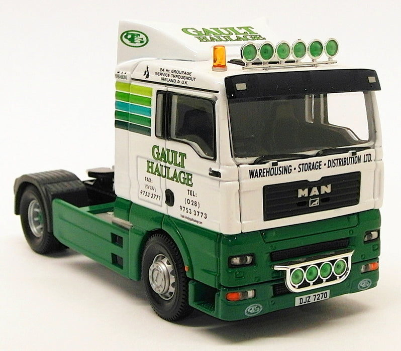 Corgi 1/50 Scale Model Truck CC13428 - MAN TGA Curtainside - Gault Haulage