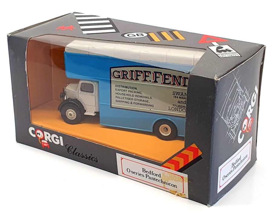 Corgi Appx 14cm Long Diecast C953/5 Bedford O Series Pantechnicon - Griff.fender