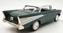 Motor Max 1/24 Scale Diecast 73228 - 1957 Chevrolet Bel Air - Green/White