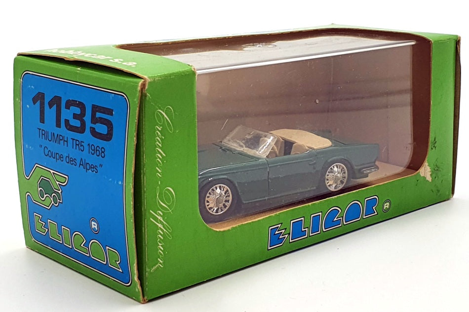 Eligor 1/43 Scale Diecast 1135 - 1968 Triumph TR5 - Green