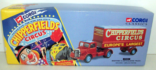 CORGI 1/50 - 97303 BEDFORD O ARTICULATED TRUCK -  CHIPPERFIELDS CIRCUS