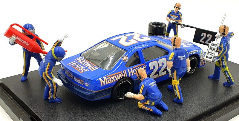 Racing Champions 1/24 Scale RCPS04 - Ford NASCAR #22 Blue Pit Stop Display