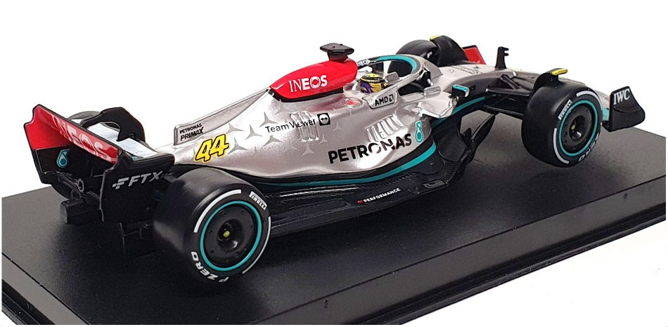 Burago 1/43 Scale 18-38066 - F1 Mercedes AMG W13 E Performance - L. Hamilton