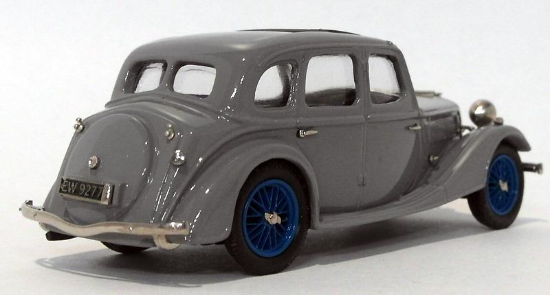 Lansdowne Models 1/43 Scale LDM91 - 1936 Riley Adelphi Saloon - Grey