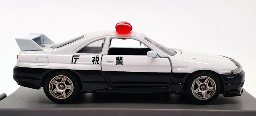 MTECH 1/43 Scale MP-06 - Nissan Skyline Patrol Car - White/Black