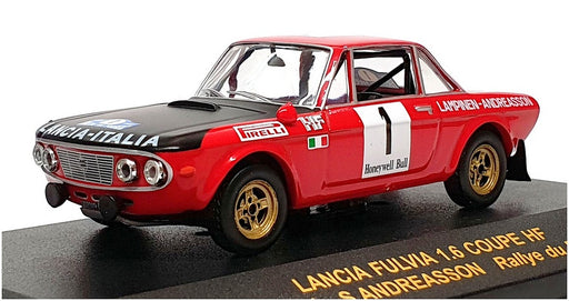 Ixo 1/43 Scale L01R - Lancia Fulvia 1.6 Coupe HF Maroc 1972 Lampinen/Andreasson