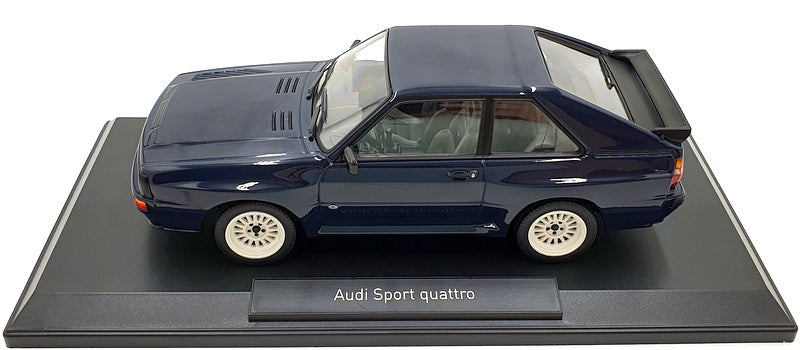 Norev 1/18 Scale Diecast 188314 - Audi Sport Quattro 1985 - Dark Blue