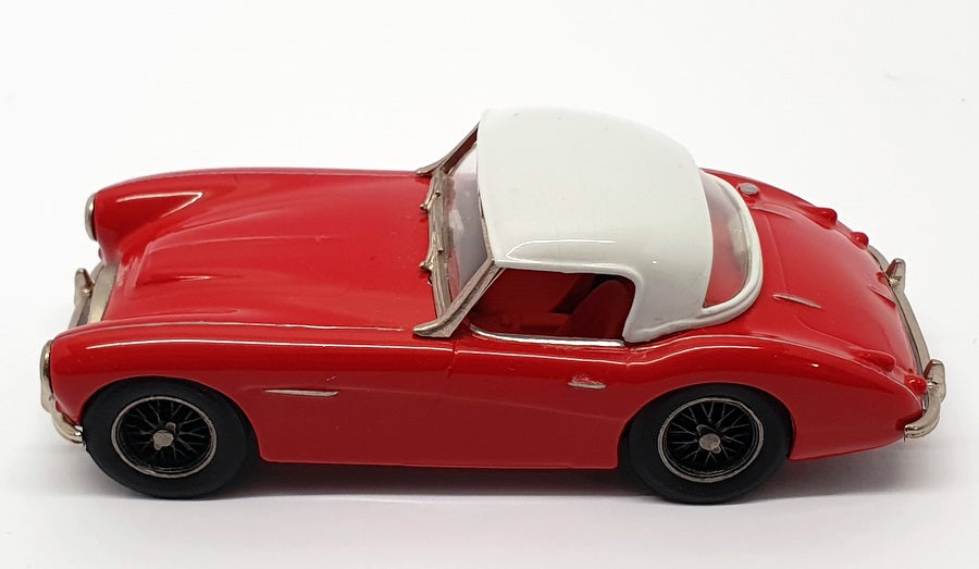 K&R Replicas 1/43 Scale Built Kit KR104 - Austin Healey 3000 Mk2 H/T - Red/White