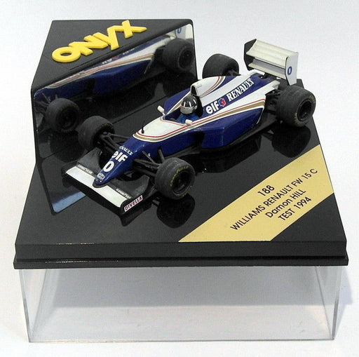 Onyx 1/43 Scale Diecast Model 188 - Williams Renault FW15 C - D. Hill Test 1994