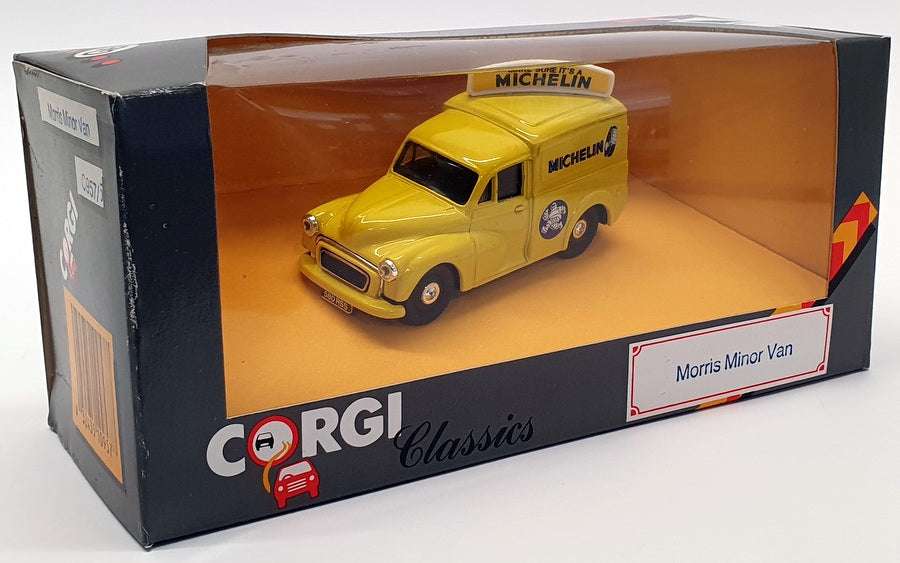 Corgi 1/43 Scale C957/5 - Morris Minor Van Michelin - Yellow