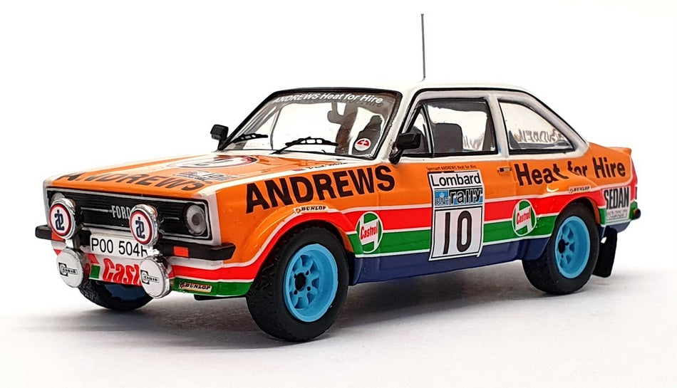 Ixo 1/43 Scale RAC331 Ford Escort MkII RAC Rally 1979 #10 Brookes/White