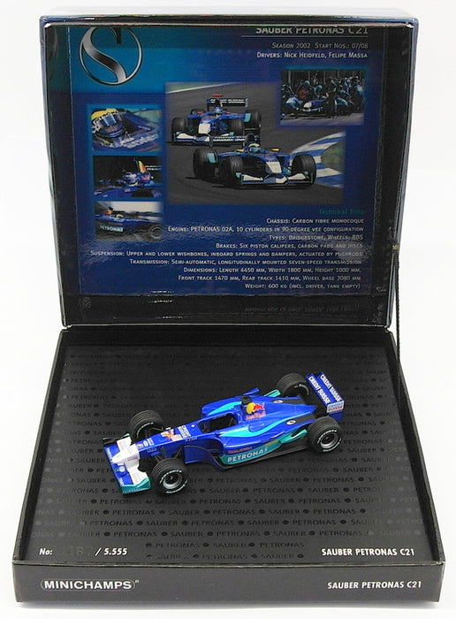 Minichamps 1/43 Scale Model Car 436 020078 - F1 Sauber Petronas C21 - No Sounds