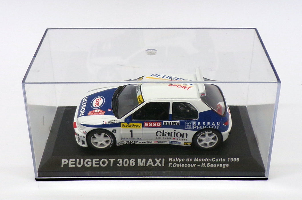 Altaya 1/43 Scale AL121219V - Peugeot 306 Maxi - Monte Carlo Rally 1996