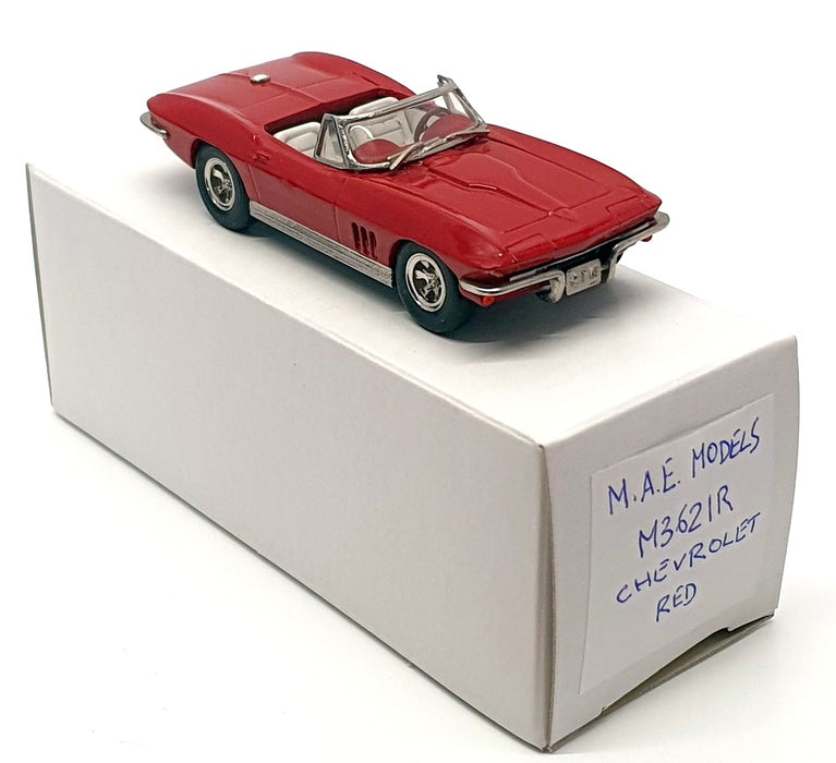 M.A.E. Models 1/43 Scale M3621R - 1965 Chevrolet Corvette Stingray - Red