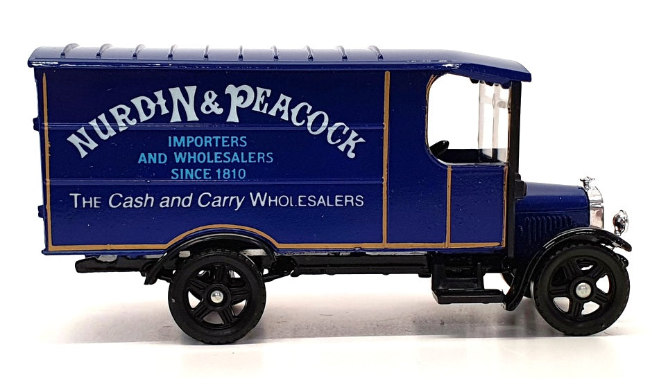 Corgi 13cm Long Diecast 839 - 1929 Thornycroft Van Nurdin & Peacock - Blue